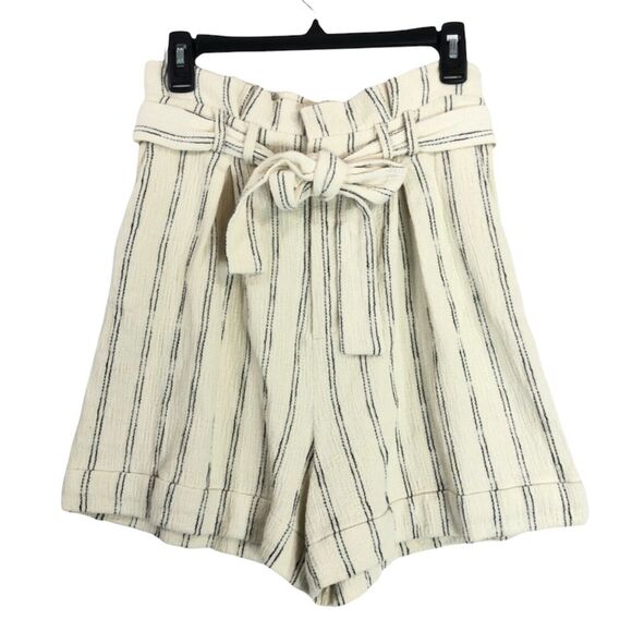 Bardot shorts Ecru Stripe paperbag - Picture 2 of 5